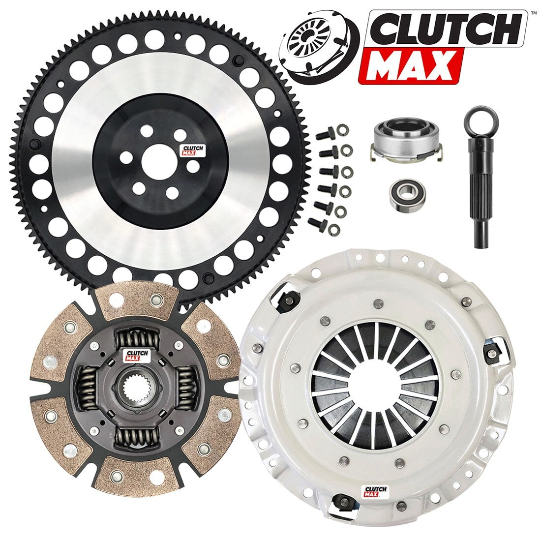 CLUTCHMAX STAGE 3 CLUTCH KIT & PERFORMANCE CHROMOLY FLYWHEEL BUNDLE SET [CM10036HDCLSF-ST3]