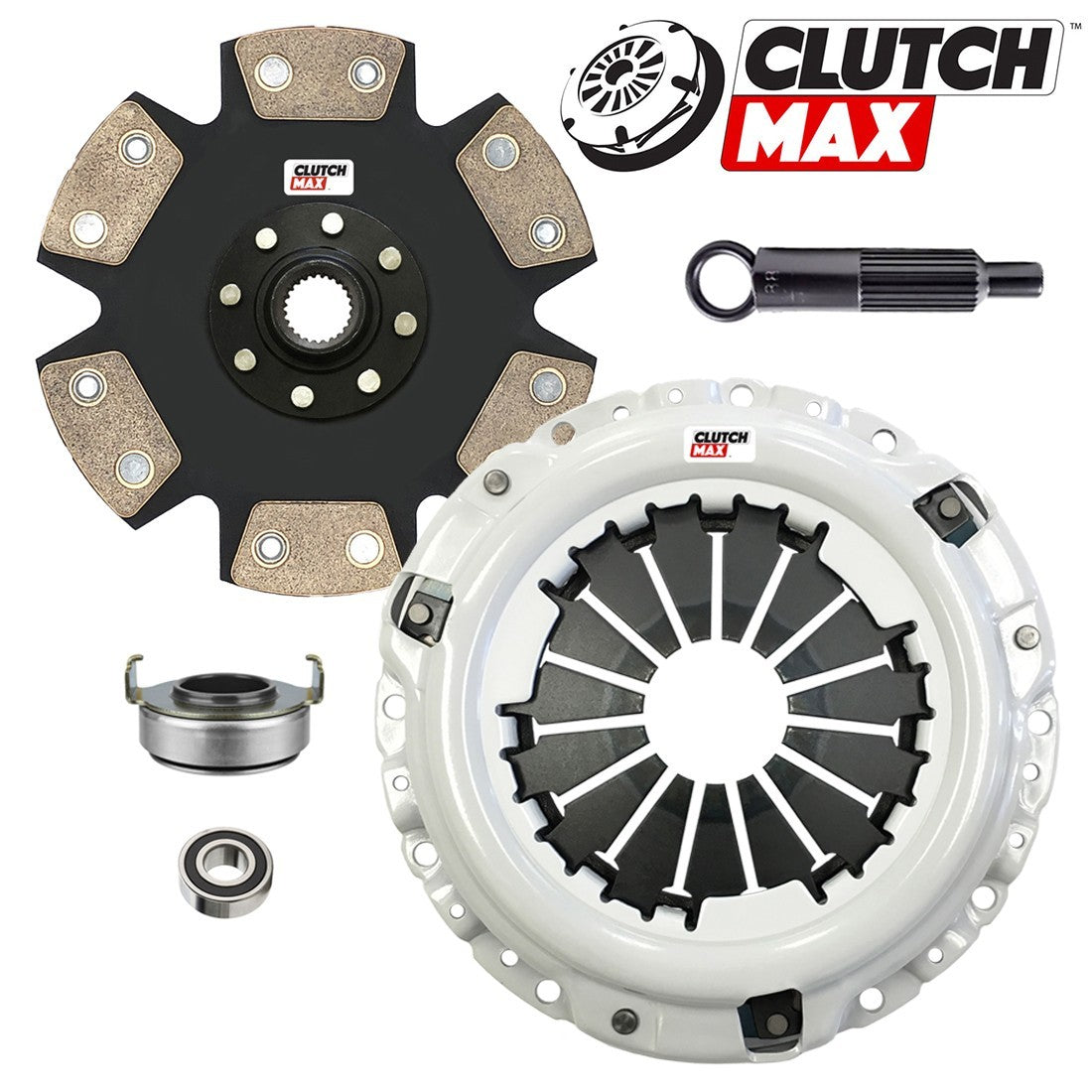 CLUTCHMAX STAGE 4 CLUTCH KIT & PERFORMANCE CHROMOLY FLYWHEEL BUNDLE SET [CM08026HDDLSF-ST4]