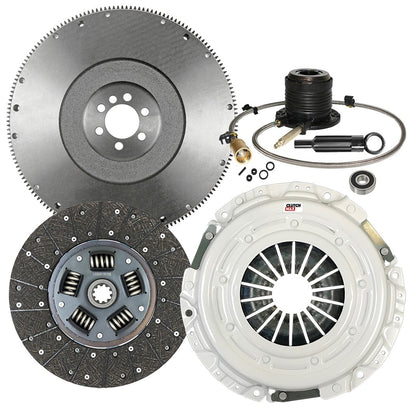 CLUTCHMAX STAGE 2 CLUTCH KIT & FLYWHEEL WITH SLAVE CYLINDER BUNDLE SET [CM04151HDWS-FW167575-ST2]