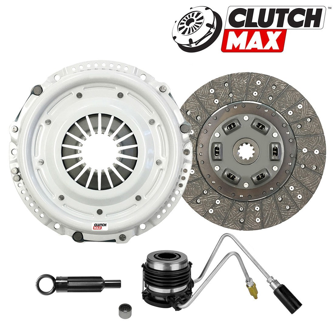CLUTCHMAX OEM CLUTCH KIT & FLYWHEEL WITH SLAVE CYLINDER BUNDLE SET [CM01034HDWS-FW167002-CK]