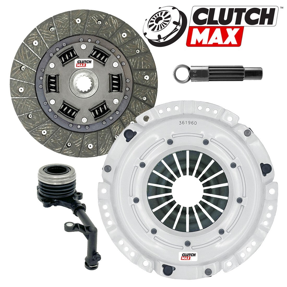 CLUTCHMAX STAGE 1 CLUTCH KIT & FLYWHEEL WITH SLAVE CYLINDER BUNDLE SET [CM04228HDWS-FW167610-ST1]