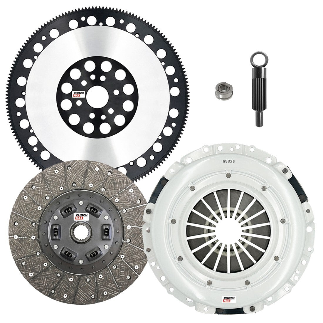 CLUTCHMAX STAGE 1 CLUTCH KIT & PERFORMANCE CHROMOLY FLYWHEEL BUNDLE SET [CM07803HDLSF-ST1]