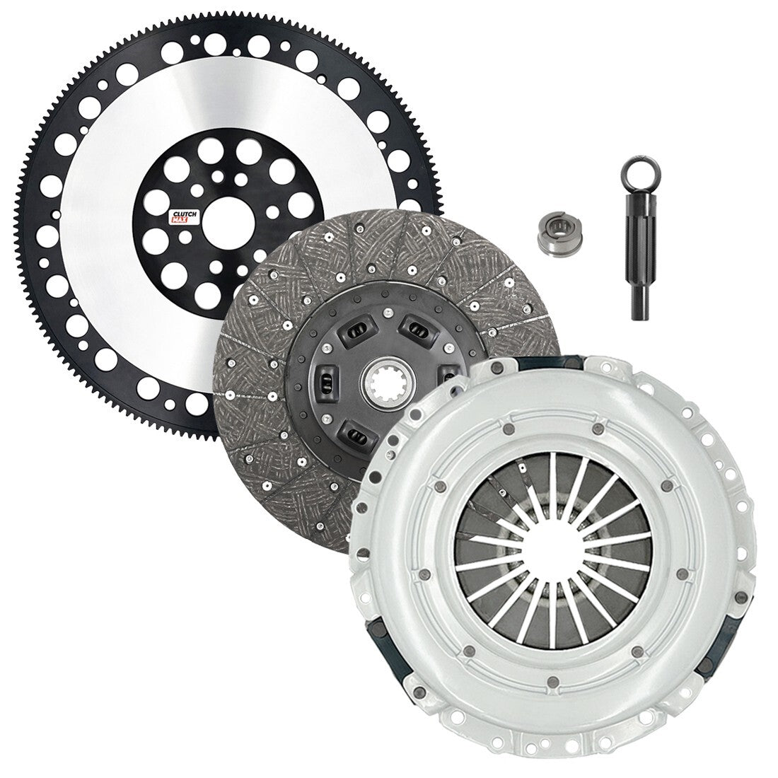 CLUTCHMAX OEM CLUTCH KIT & PERFORMANCE CHROMOLY FLYWHEEL BUNDLE SET [CM07187HD-LSF07023-CK]