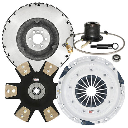 CLUTCHMAX STAGE 5 CLUTCH KIT & FLYWHEEL WITH SLAVE CYLINDER BUNDLE SET [CM04182HDDWS-FW167577-ST5]