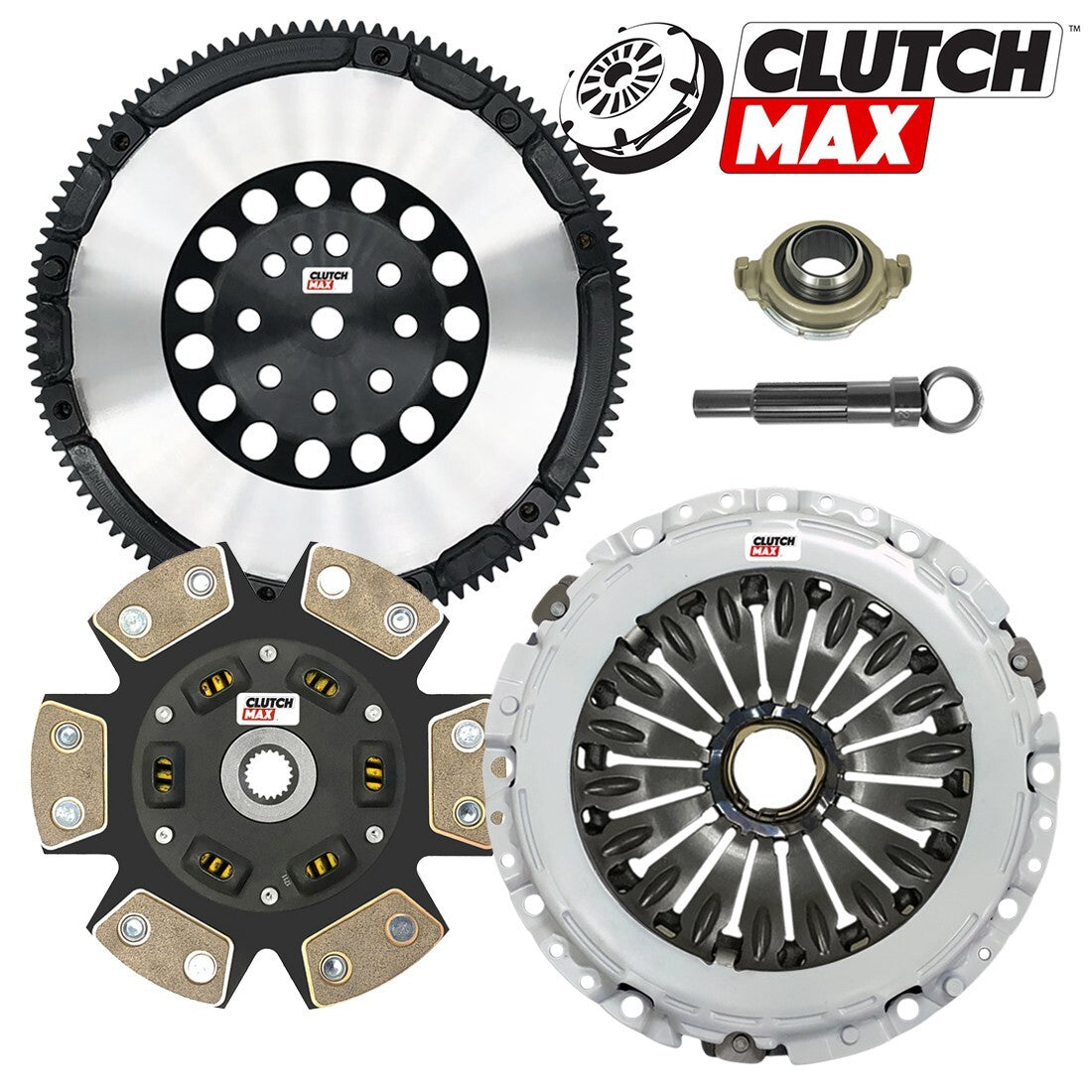 CLUTCHMAX STAGE 3 CLUTCH KIT & PERFORMANCE CHROMOLY FLYWHEEL BUNDLE SET [CM05058HDCLSF-ST3]