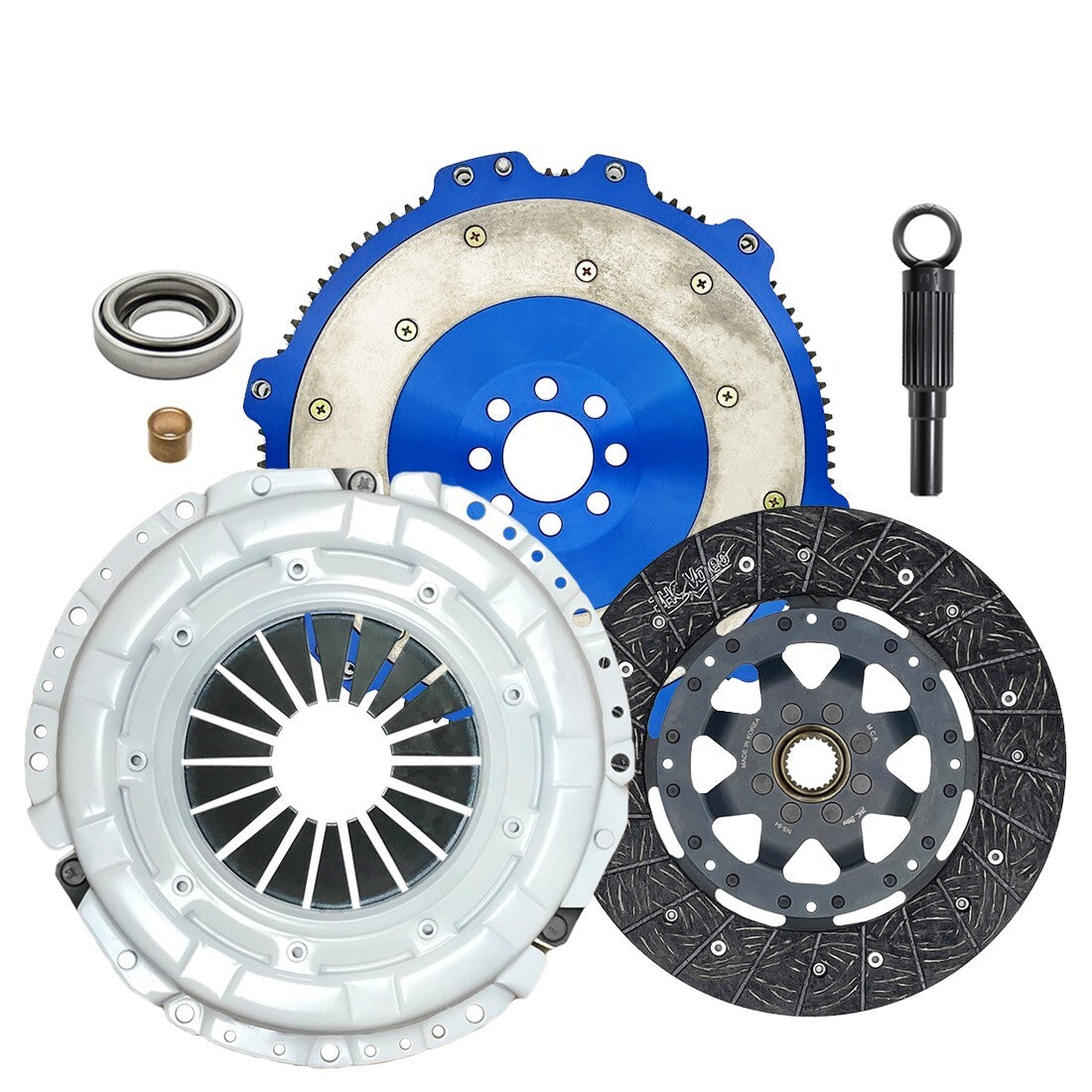 CLUTCHMAX OEM CLUTCH KIT & ALUMINUM FLYWHEEL BUNDLE SET [CM06803HDRLAF-CKR]