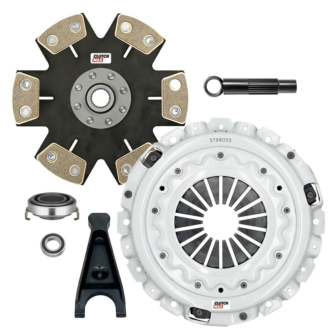 CLUTCHMAX STAGE 4 CLUTCH KIT & CLUTCH FORK BUNDLE SET [CM08810HDD-CFP140-ST4]
