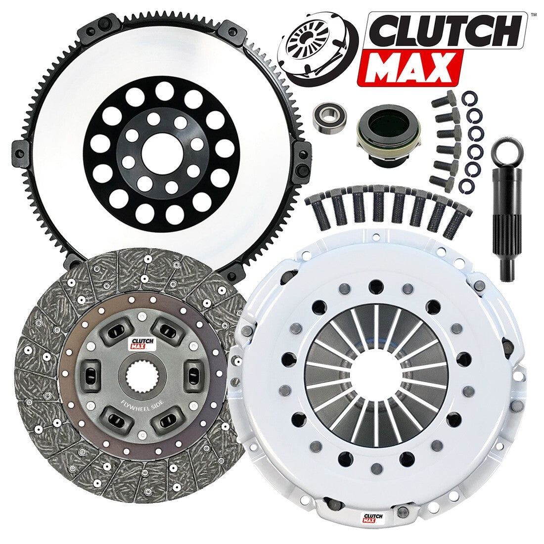 CLUTCHMAX STAGE 1 CLUTCH KIT & PERFORMANCE CHROMOLY FLYWHEEL BUNDLE SET [CM03262HDLSF-ST1]