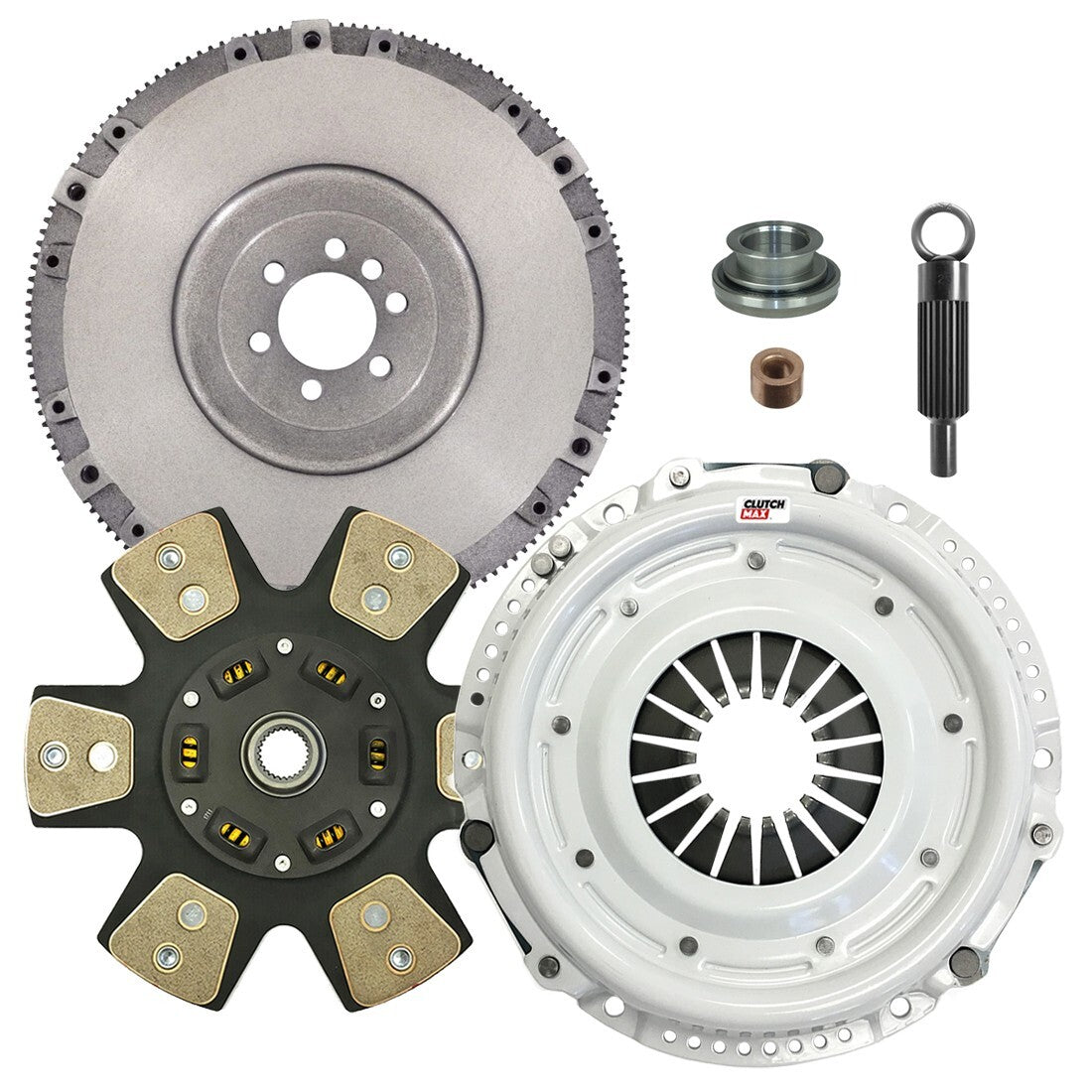 CLUTCHMAX STAGE 4 CLUTCH KIT & FLYWHEEL BUNDLE SET [CM04514HDC-FW167527-ST4]