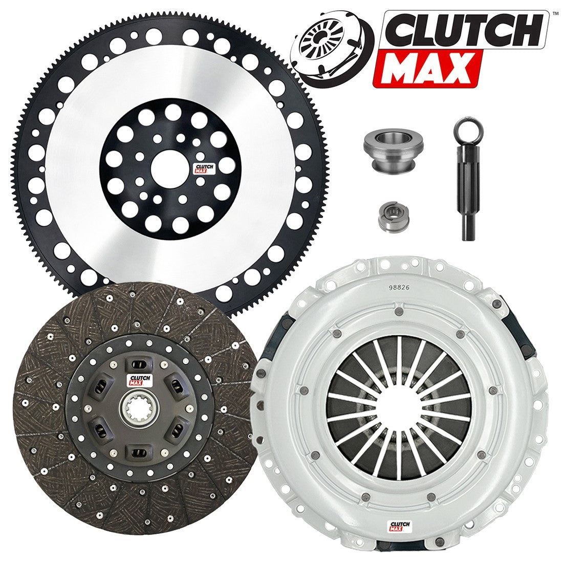 CLUTCHMAX STAGE 2 CLUTCH KIT & PERFORMANCE CHROMOLY FLYWHEEL BUNDLE SET [CM07024HDLSF-ST2]