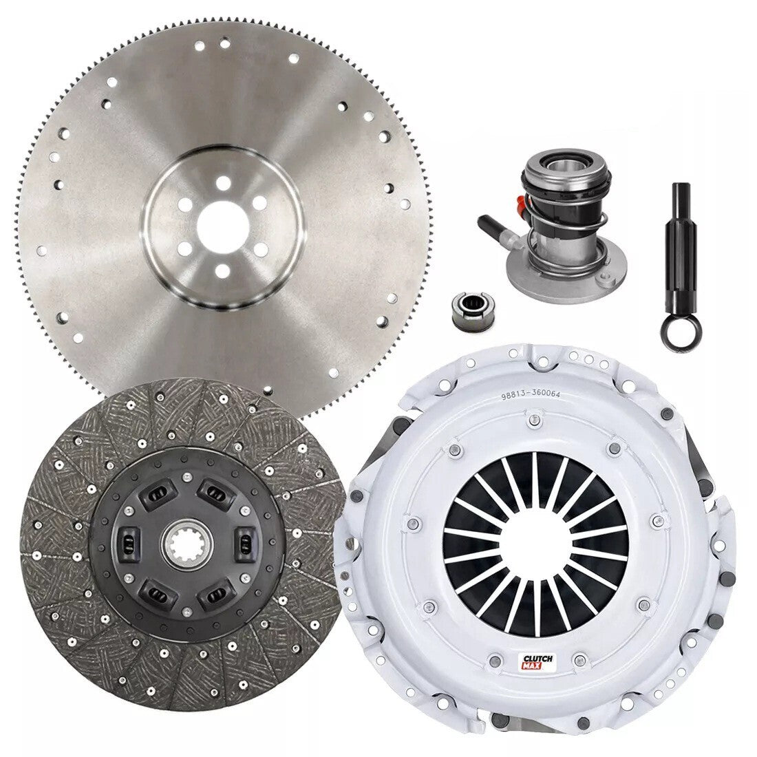 CLUTCHMAX STAGE 1 CLUTCH KIT & FLYWHEEL WITH SLAVE CYLINDER BUNDLE SET [CM07057HDWS-FW167935-ST1]