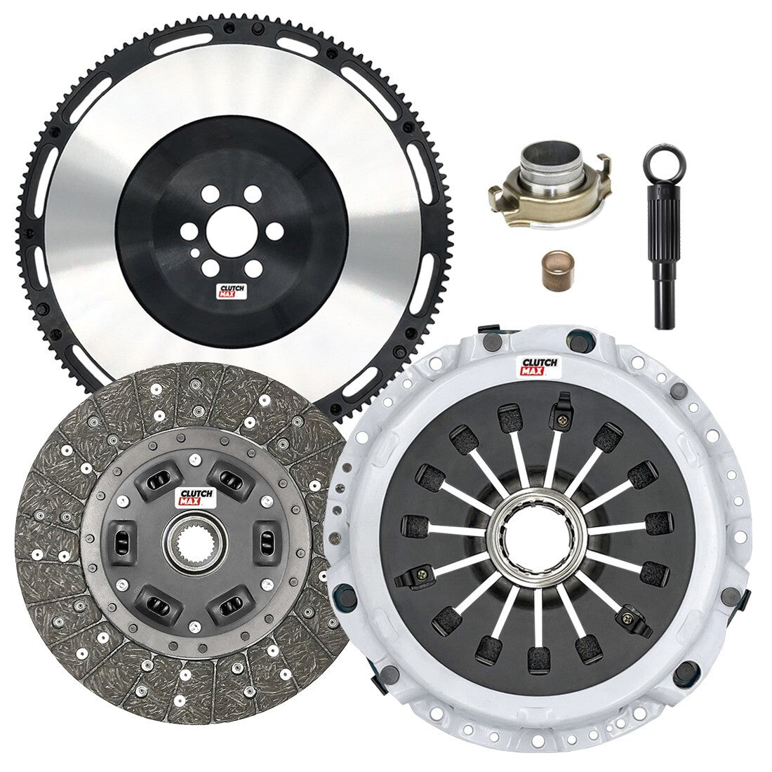 CLUTCHMAX STAGE 1 CLUTCH KIT & PERFORMANCE CHROMOLY FLYWHEEL BUNDLE SET [CM06814HDLSF-ST1]