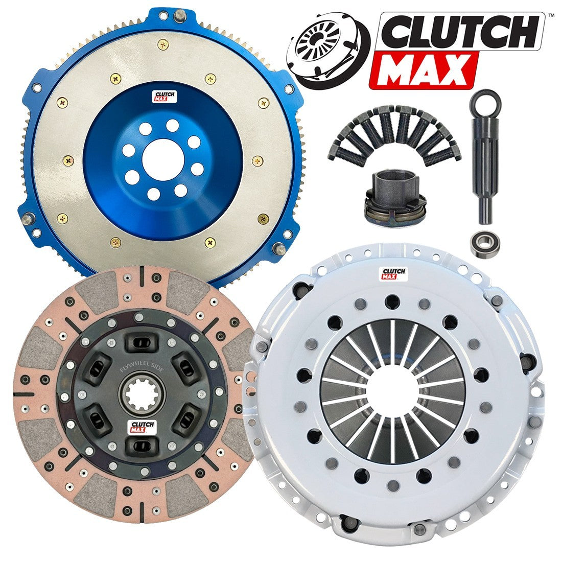 CLUTCHMAX STAGE 3 CLUTCH KIT & ALUMINUM FLYWHEEL BUNDLE SET [CM03041DFLAF-ST3]
