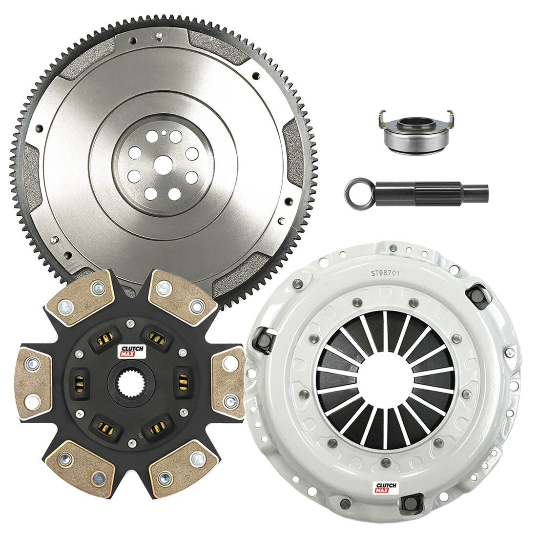 CLUTCHMAX STAGE 3 CLUTCH KIT & FLYWHEEL BUNDLE SET [CM08014HDCFW-ST3]
