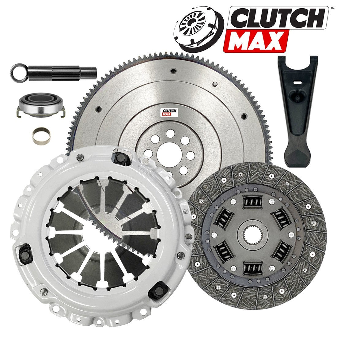 CLUTCHMAX OEM CLUTCH KIT & FLYWHEEL & CLUTCH FORK BUNDLE SET [CM08137HDFW-CFP140-CK]