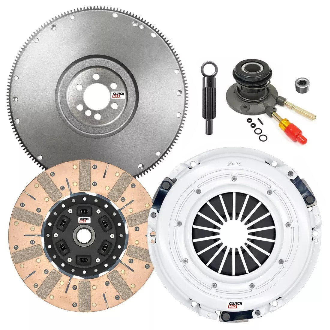 CLUTCHMAX STAGE 3 CLUTCH KIT & FLYWHEEL WITH SLAVE CYLINDER BUNDLE SET [CM04173DFWS-FW167578-ST3]