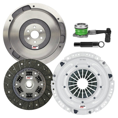 CLUTCHMAX STAGE 2 CLUTCH KIT & FLYWHEEL WITH SLAVE CYLINDER BUNDLE SET [CM04218HDWS-FW167610-ST2]