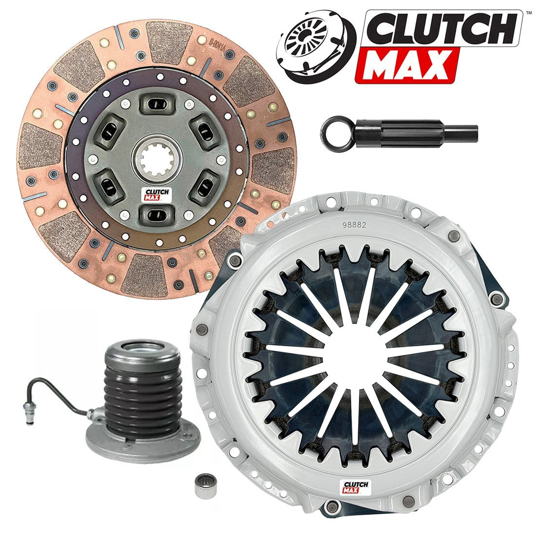 CLUTCHMAX STAGE 3 CLUTCH KIT WITH SLAVE CYLINDER BUNDLE SET [CM07293DFWS-ST3]