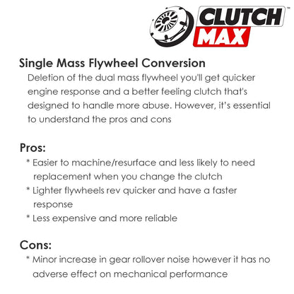 CLUTCHMAX OEM CLUTCH KIT & ALUMINUM FLYWHEEL BUNDLE SET [CM03049HDLAF-CK]