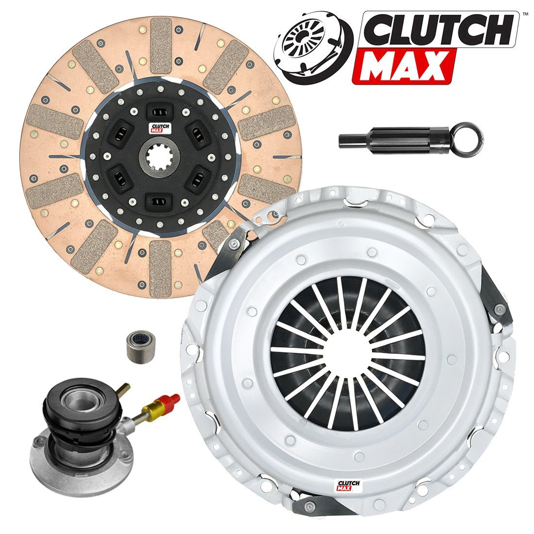 CLUTCHMAX STAGE 3 CLUTCH KIT & FLYWHEEL WITH SLAVE CYLINDER BUNDLE SET [CM04154DFWS-FW167972-ST3]