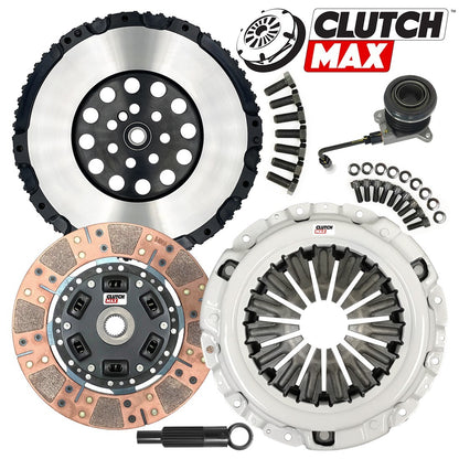 CLUTCHMAX STAGE 3 CLUTCH KIT & PERFORMANCE CHROMOLY FLYWHEEL WITH SLAVE CYLINDER BUNDLE SET [CM05960DFWS-LSF05960-ST3]