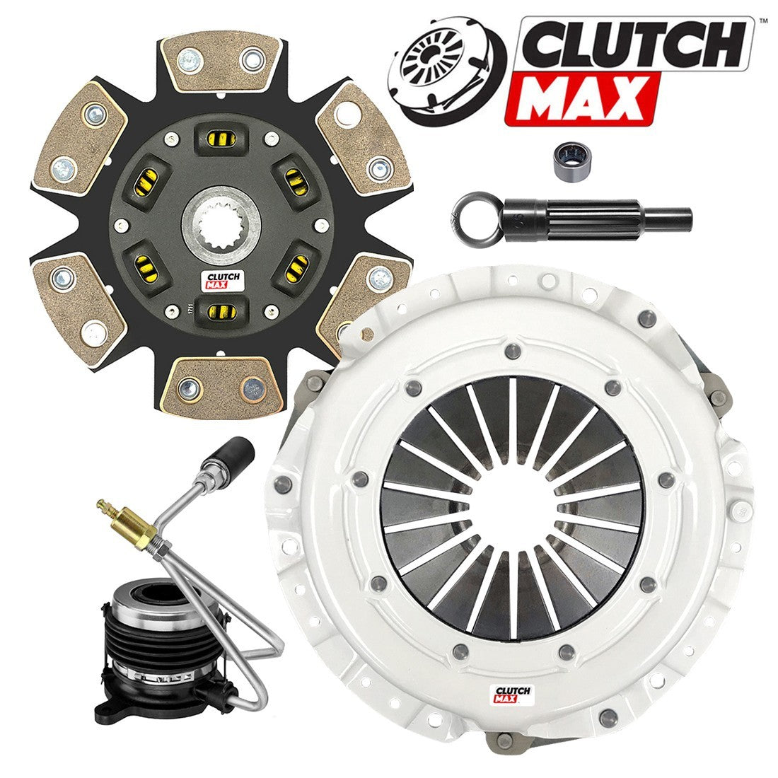 CLUTCHMAX STAGE 3 CLUTCH KIT WITH SLAVE CYLINDER BUNDLE SET [CM01133HDWS-ST3]