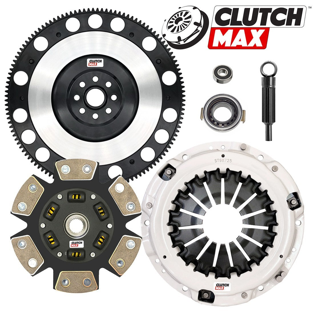 CLUTCHMAX STAGE 3 CLUTCH KIT & PERFORMANCE CHROMOLY FLYWHEEL BUNDLE SET [CM15026HDCLSF-ST3]