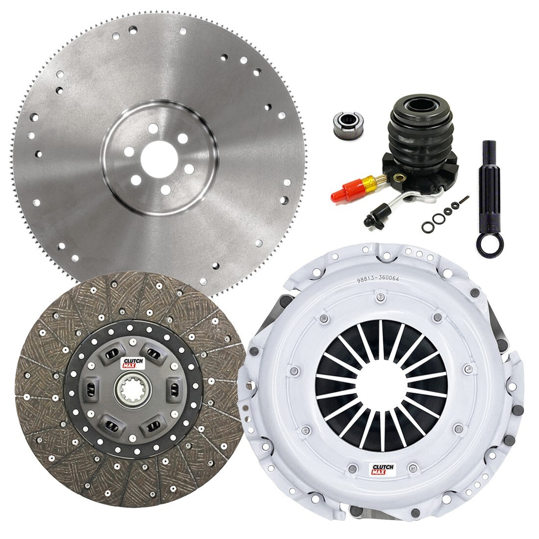 CLUTCHMAX STAGE 1 CLUTCH KIT & FLYWHEEL WITH SLAVE CYLINDER BUNDLE SET [CM07097HDWS-FW167934-ST1]