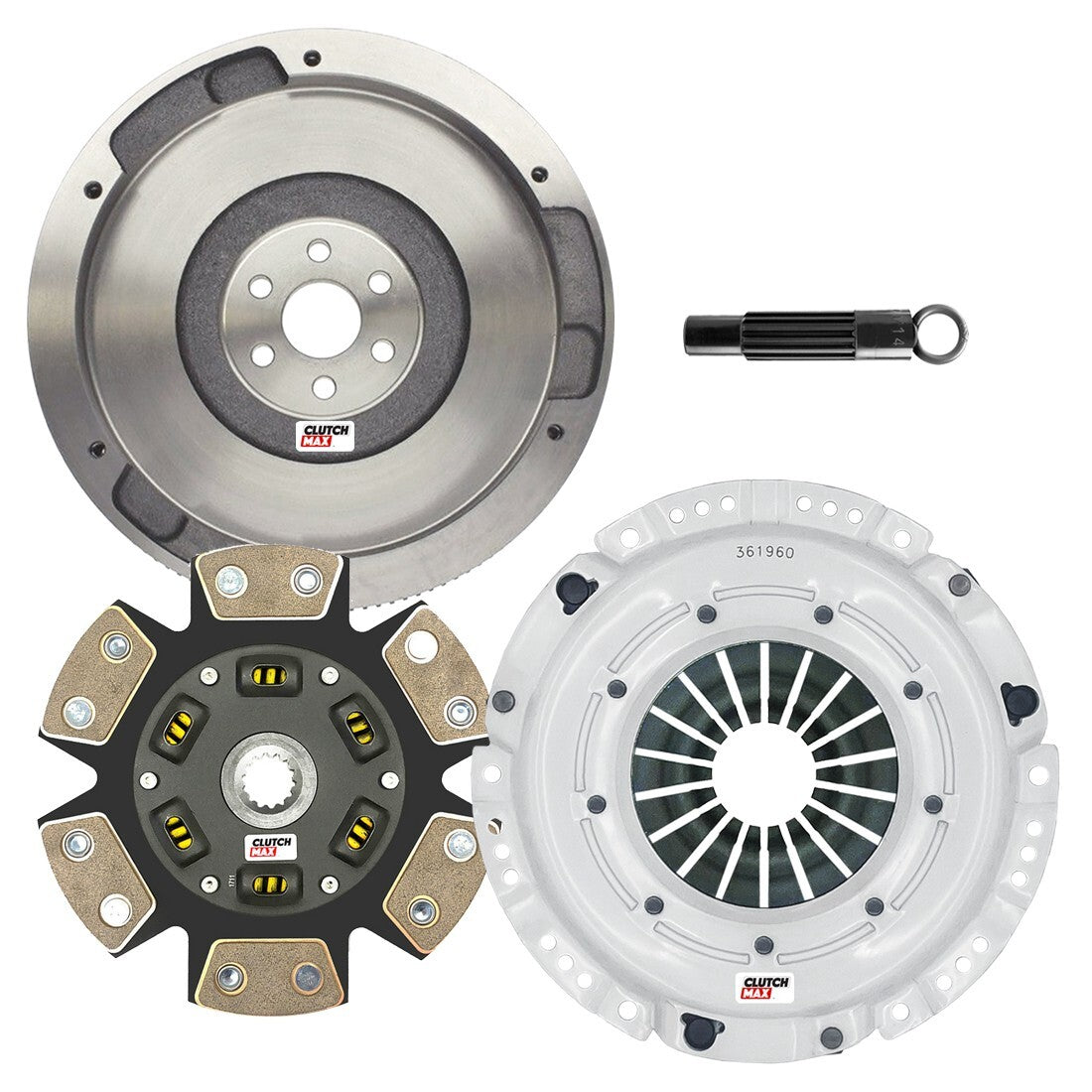 CLUTCHMAX STAGE 3 CLUTCH KIT & FLYWHEEL BUNDLE SET [CM04218HDCFW-ST3]