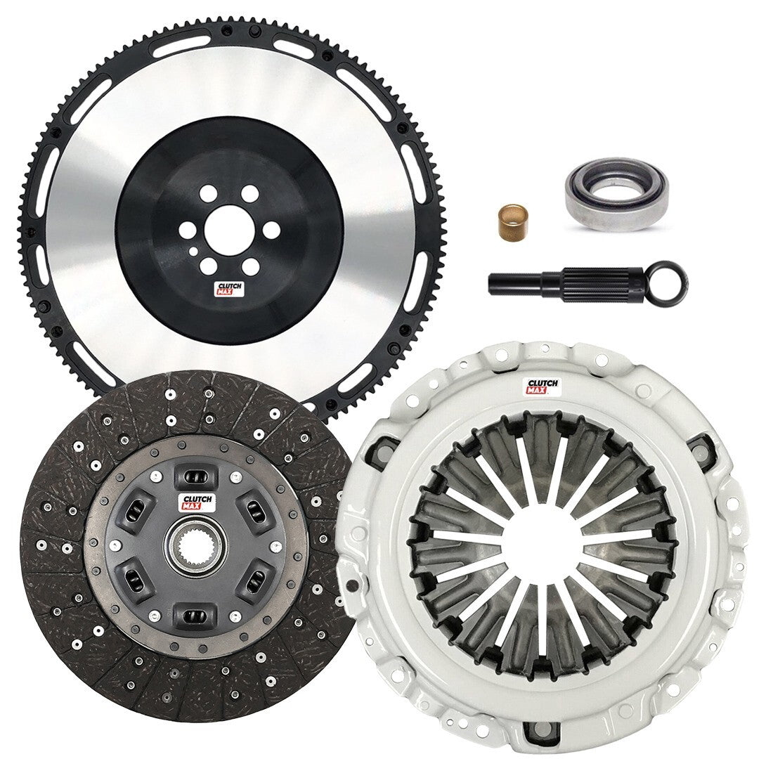 CLUTCHMAX STAGE 2 CLUTCH KIT & PERFORMANCE CHROMOLY FLYWHEEL BUNDLE SET [CM06254HDLSF-ST2]