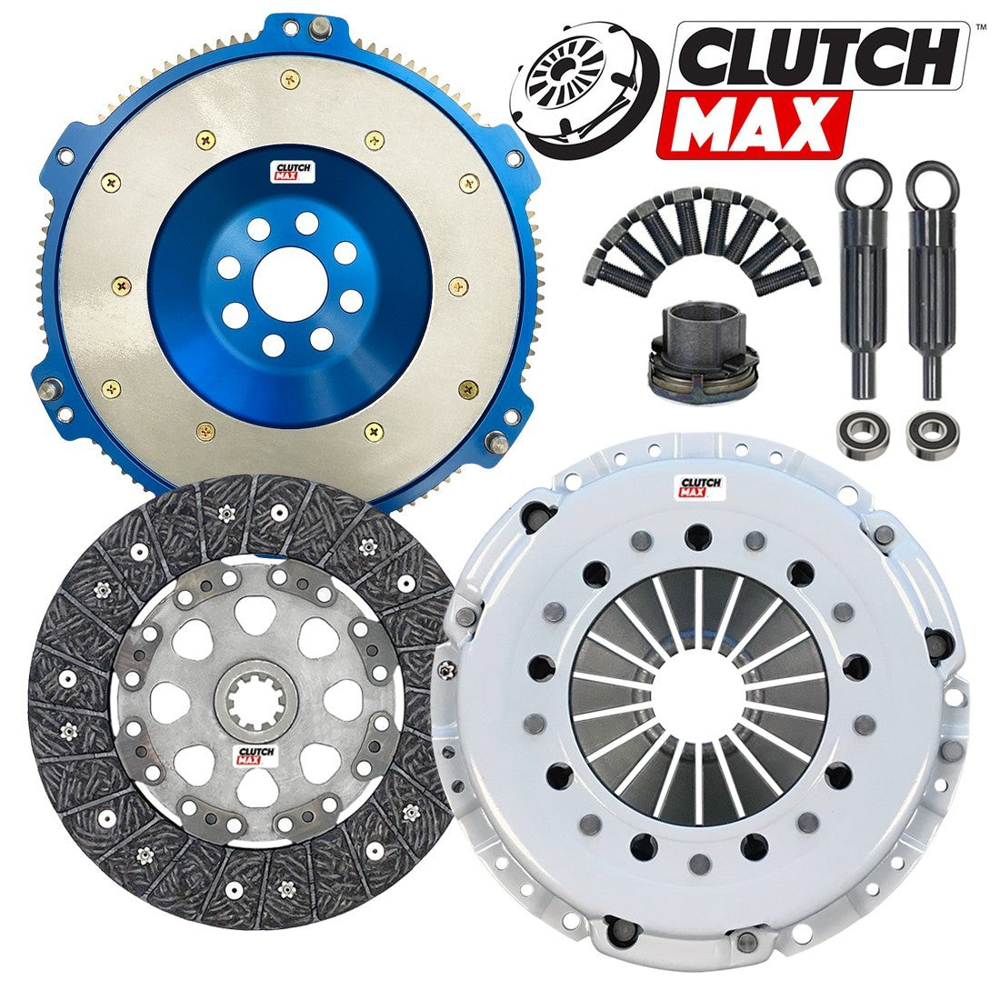 CLUTCHMAX STAGE 1 CLUTCH KIT & ALUMINUM FLYWHEEL BUNDLE SET [CM03005HDRLAF-ST1]