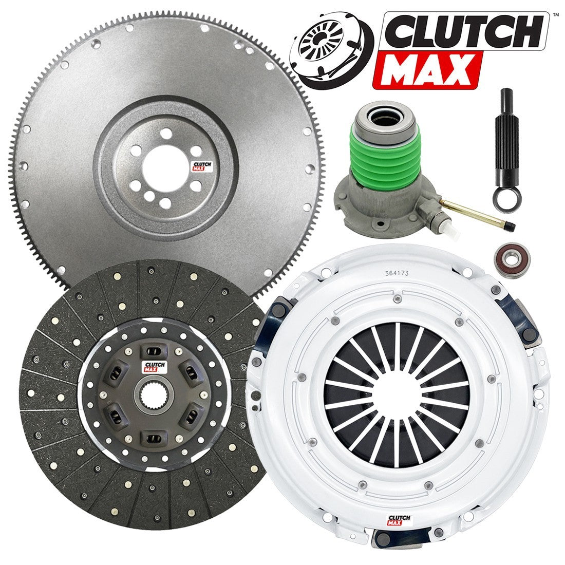 CLUTCHMAX STAGE 2 CLUTCH KIT & FLYWHEEL WITH SLAVE CYLINDER BUNDLE SET [CM04804HDWS-FW167578-ST2]