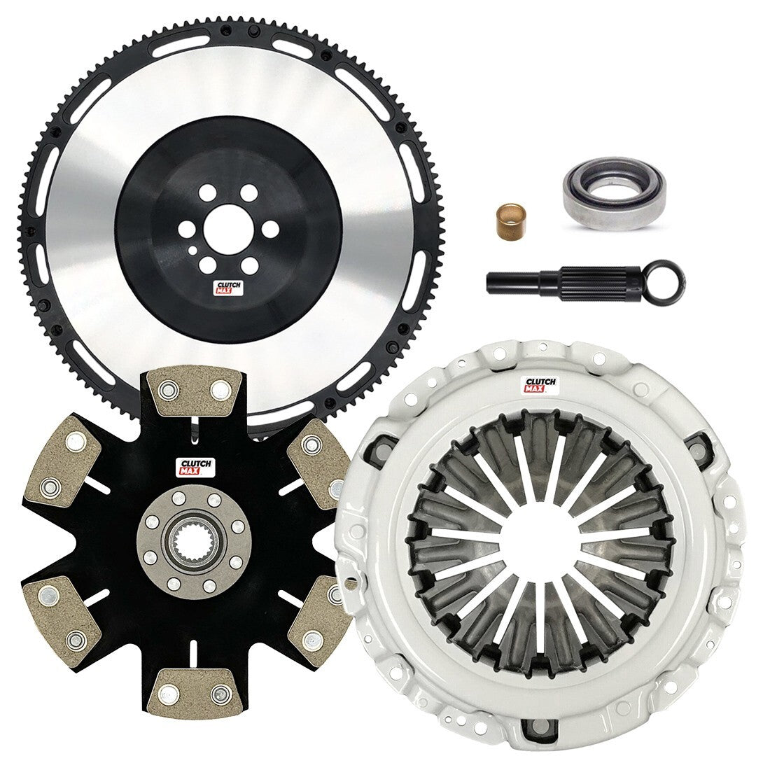 CLUTCHMAX STAGE 4 CLUTCH KIT & PERFORMANCE CHROMOLY FLYWHEEL BUNDLE SET [CM06254HDDLSF-ST4]