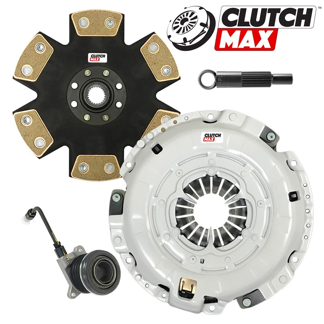 CLUTCHMAX STAGE 4 CLUTCH KIT WITH SLAVE CYLINDER BUNDLE SET [CM05254HDDWS-ST4]