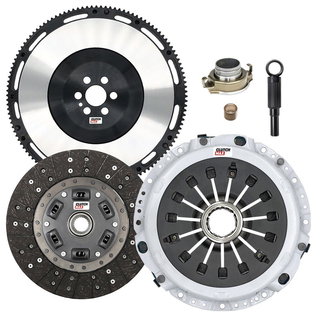 CLUTCHMAX STAGE 2 CLUTCH KIT & PERFORMANCE CHROMOLY FLYWHEEL BUNDLE SET [CM06814HDLSF-ST2]