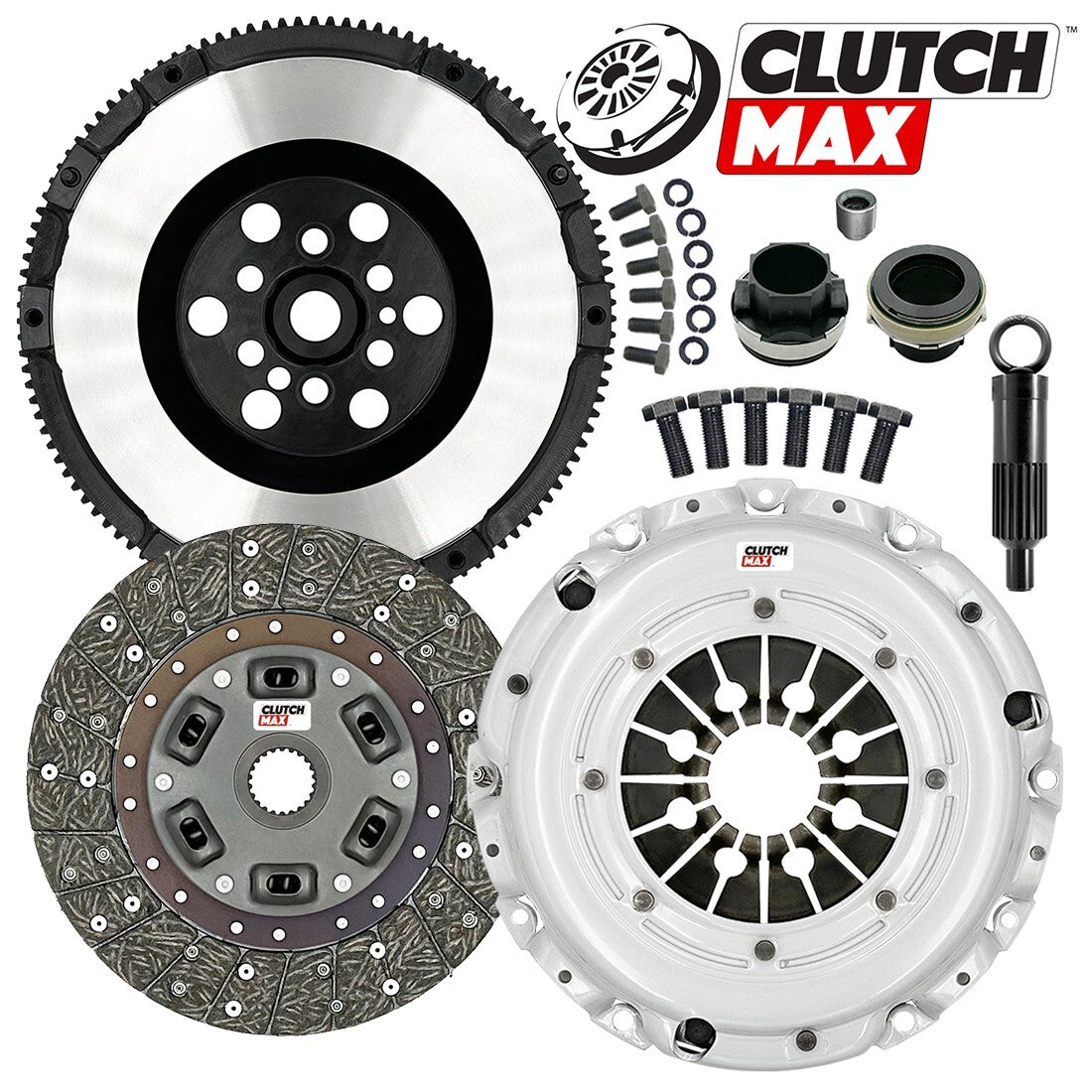 CLUTCHMAX STAGE 2 CLUTCH KIT & PERFORMANCE CHROMOLY FLYWHEEL BUNDLE SET [CM03164HDLSF-ST2]