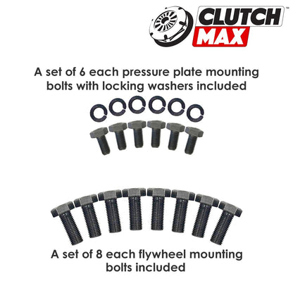CLUTCHMAX STAGE 5 CLUTCH KIT & ALUMINUM FLYWHEEL BUNDLE SET [CM03054HDDLAF-ST5]