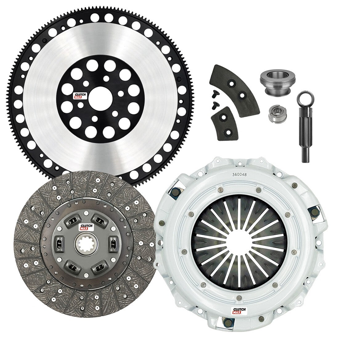 CLUTCHMAX STAGE 1 CLUTCH KIT & PERFORMANCE CHROMOLY FLYWHEEL BUNDLE SET [CM07042HDLSF-ST1]