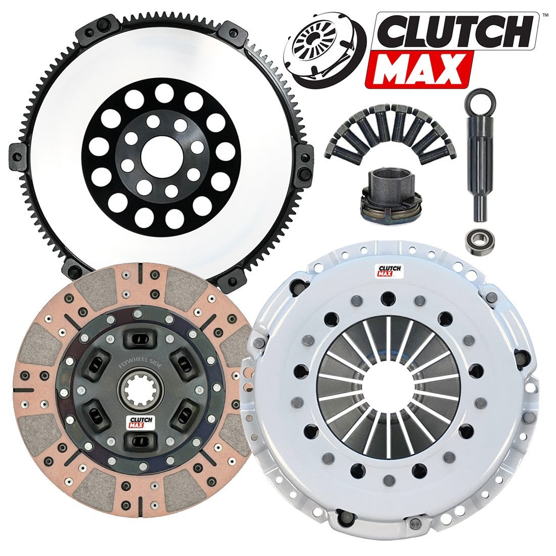 CLUTCHMAX STAGE 3 CLUTCH KIT & PERFORMANCE CHROMOLY FLYWHEEL BUNDLE SET [CM03041DFLSF-ST3]