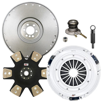 CLUTCHMAX STAGE 5 CLUTCH KIT & FLYWHEEL WITH SLAVE CYLINDER BUNDLE SET [CM04222HDDWS-FW167578-ST5]