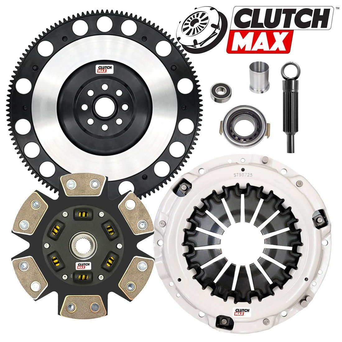 CLUTCHMAX STAGE 3 CLUTCH KIT & PERFORMANCE CHROMOLY FLYWHEEL BUNDLE SET [CM15126HDCLSF-ST3]