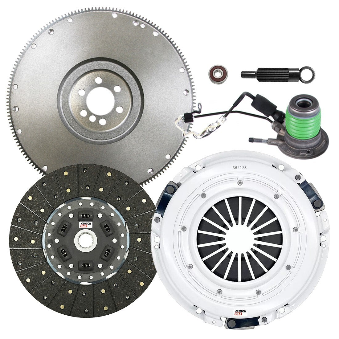 CLUTCHMAX STAGE 2 CLUTCH KIT & FLYWHEEL WITH SLAVE CYLINDER BUNDLE SET [CM04803SBWS-FW167578-ST2X]
