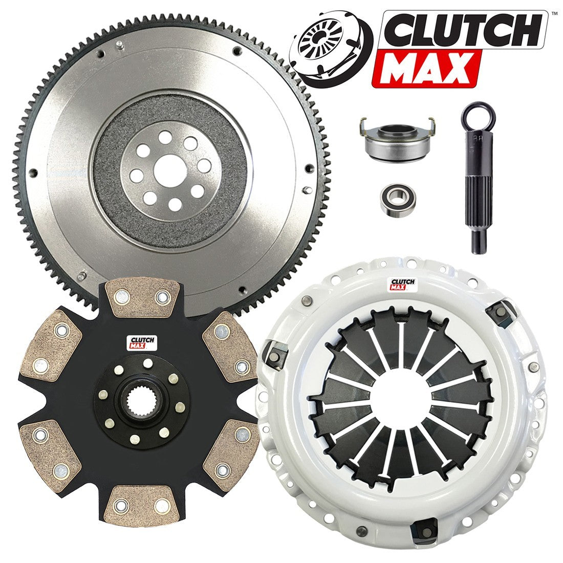 CLUTCHMAX STAGE 4 CLUTCH KIT & FLYWHEEL BUNDLE SET [CM08026HDDFW-ST4]