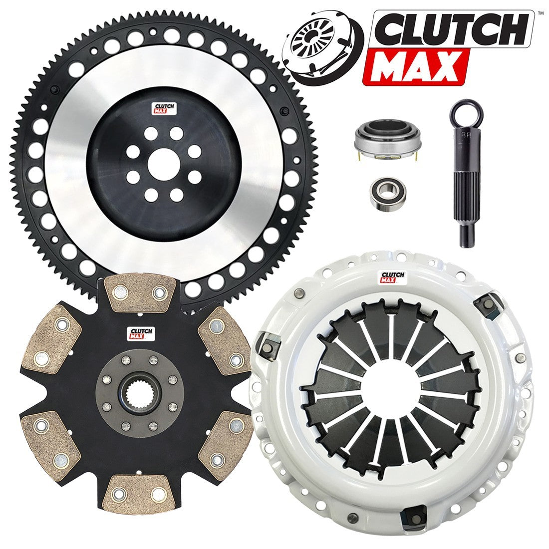 CLUTCHMAX STAGE 4 CLUTCH KIT & PERFORMANCE CHROMOLY FLYWHEEL BUNDLE SET [CM08028HDDLSF-ST4]