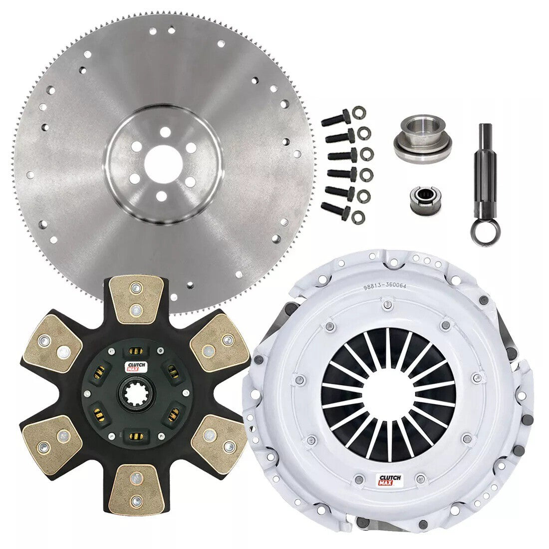 CLUTCHMAX STAGE 4 CLUTCH KIT & FLYWHEEL BUNDLE SET [CM07132HDC-FW167935-ST4]
