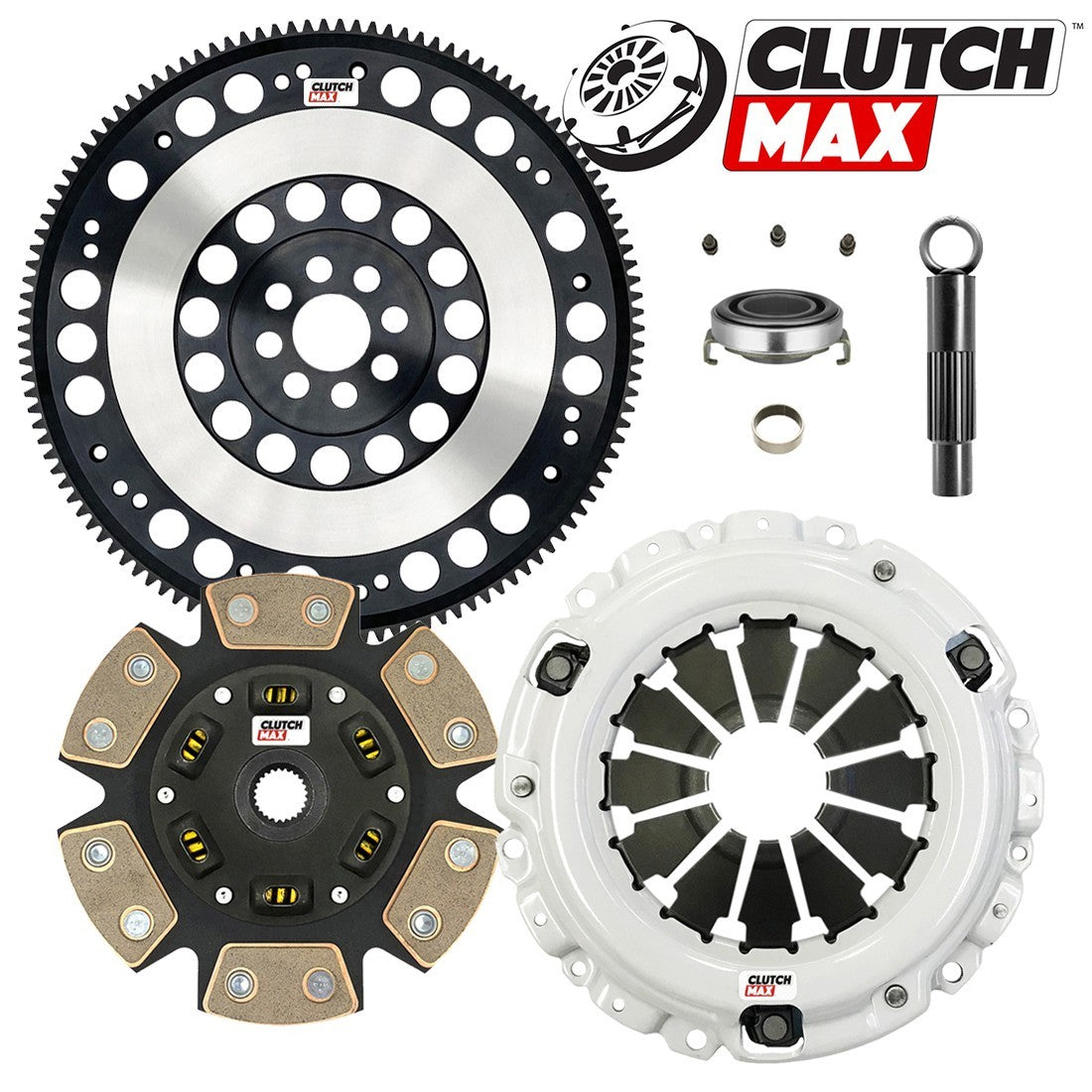 CLUTCHMAX STAGE 3 CLUTCH KIT & PERFORMANCE CHROMOLY FLYWHEEL BUNDLE SET [CM08147HDCLSF-ST3]