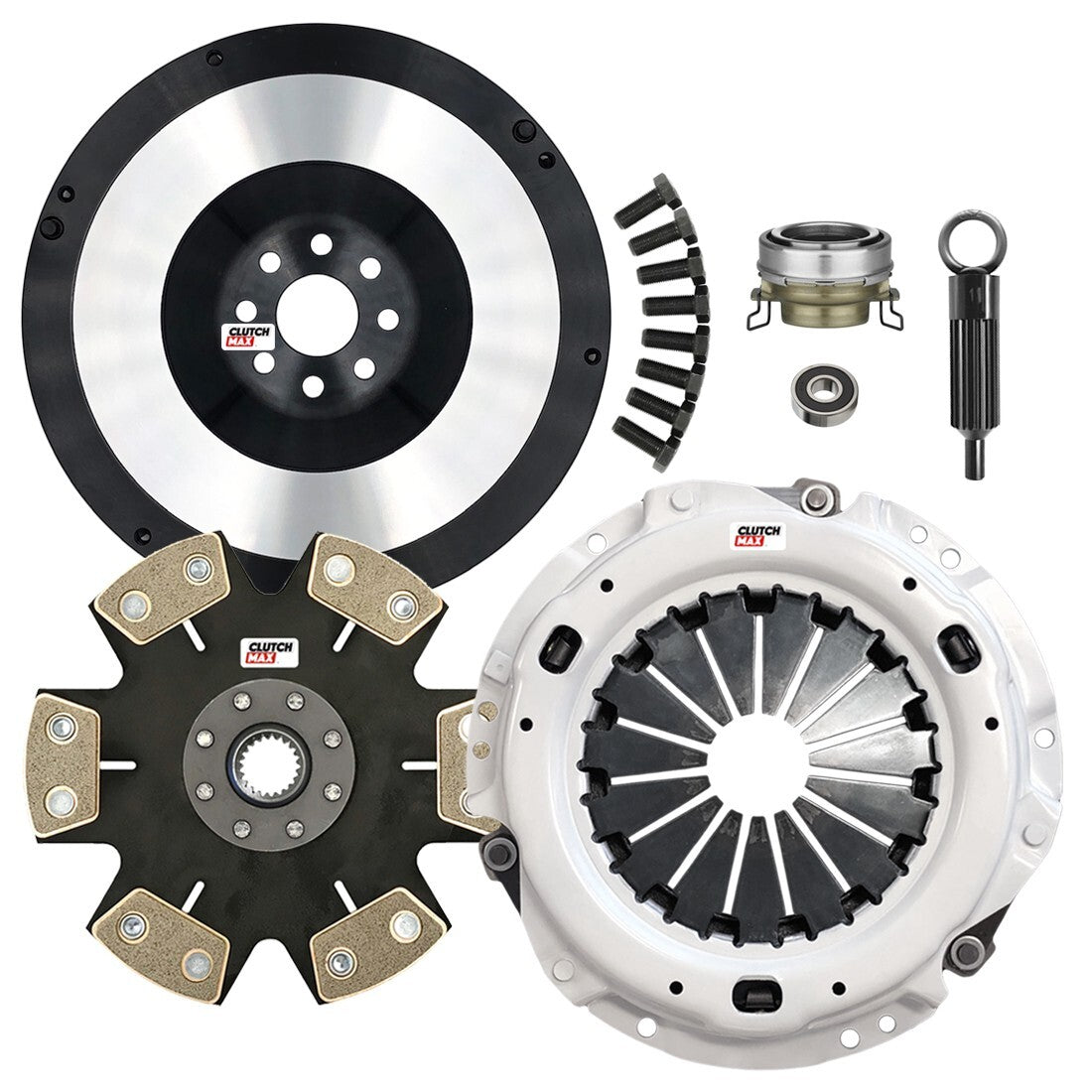 CLUTCHMAX STAGE 4 CLUTCH KIT & PERFORMANCE CHROMOLY FLYWHEEL BUNDLE SET [CM16095HDDLSF-ST4]