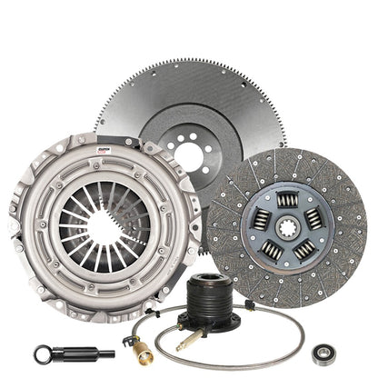 CLUTCHMAX OEM CLUTCH KIT & FLYWHEEL WITH SLAVE CYLINDER BUNDLE SET [CM04151HDWS-FW167575-CK]