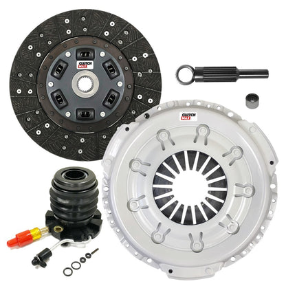 CLUTCHMAX STAGE 2 CLUTCH KIT WITH SLAVE CYLINDER BUNDLE SET [CM07167HDWS-ST2]