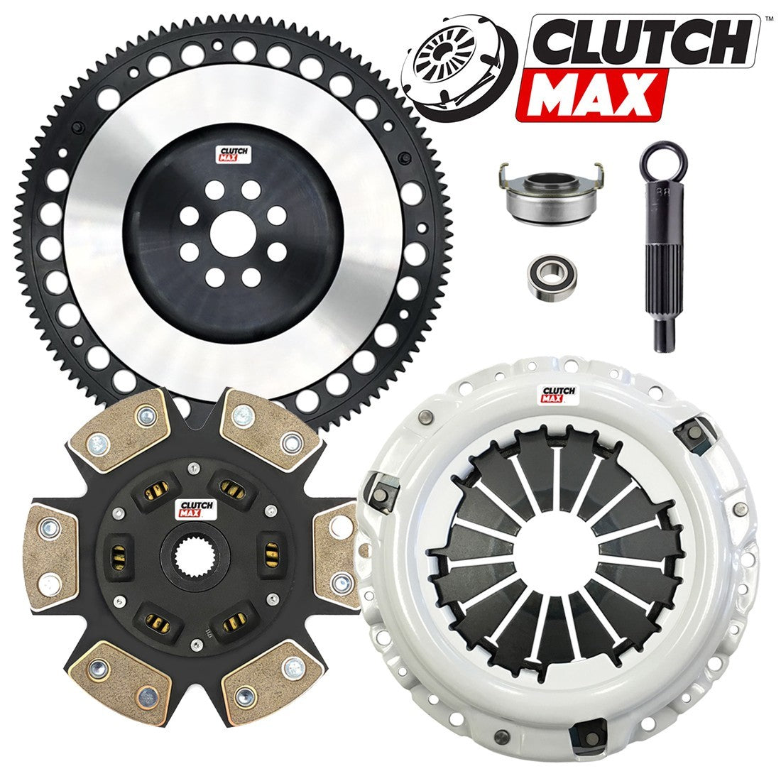 CLUTCHMAX STAGE 3 CLUTCH KIT & PERFORMANCE CHROMOLY FLYWHEEL BUNDLE SET [CM08026HDCLSF-ST3]